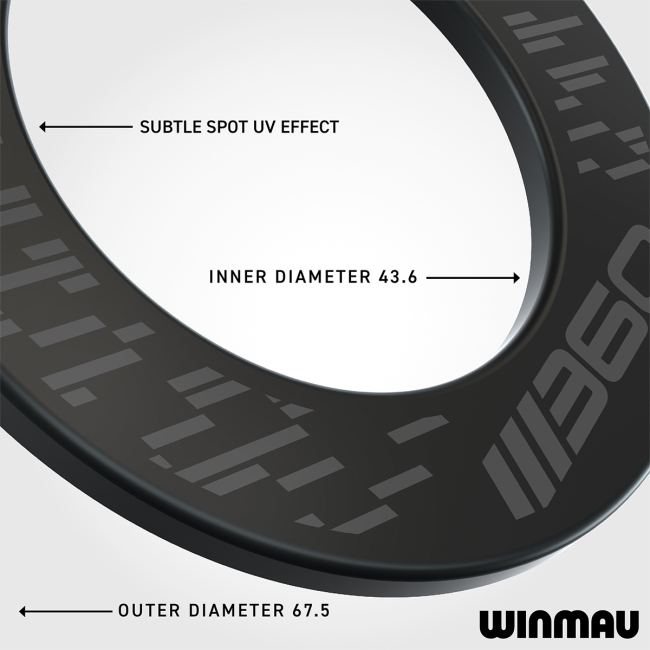 Winmau Advance Black & Red Surround - Kopie